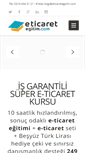Mobile Screenshot of eticaretegitim.com